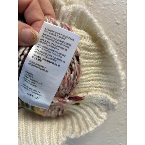 NWT Anthropologie Cropped Knit Scalloped Sleeveless Geometric Sweater XS $98 - Picture 8 of 12